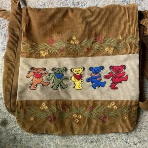 Grateful Dead Dancing Bears Corduroy Bag